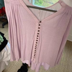 free people top doubles as a dress/coverup